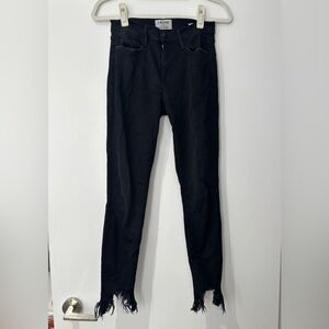 FRAME distressed skinny jeans